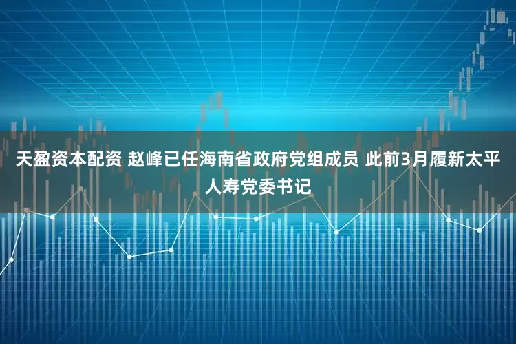 天盈资本配资 赵峰已任海南省政府党组成员 此前3月履新太平人寿党委书记