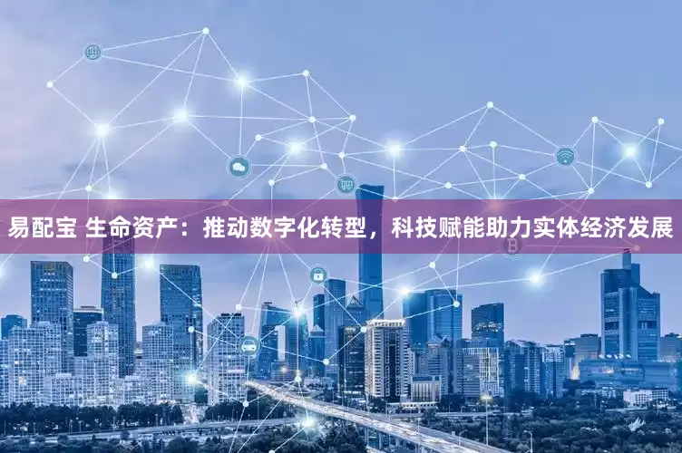 易配宝 生命资产：推动数字化转型，科技赋能助力实体经济发展