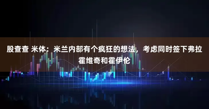 股查查 米体：米兰内部有个疯狂的想法，考虑同时签下弗拉霍维奇和霍伊伦